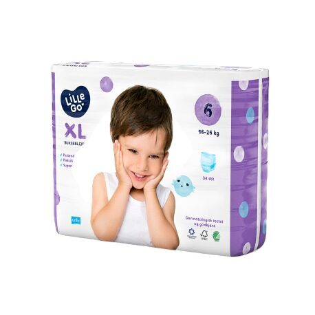 Lille Go Pants 6 izmērs (14-20 kg) 34 gab.