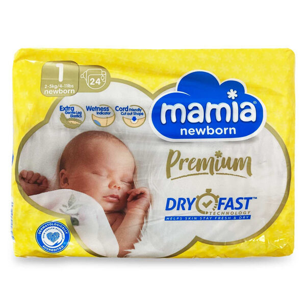 Mamia Premium 1d (2-5 kg) 24 vnt.