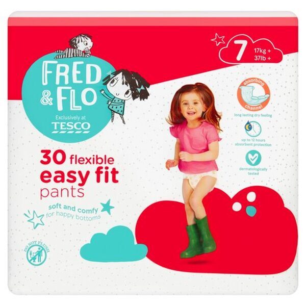 Fred & Flo Pants 7d (17+ kg) 30 vnt.
