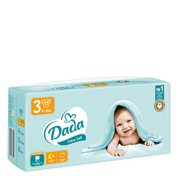 Dada Soft 3d (4-9 kg) 54 vnt.
