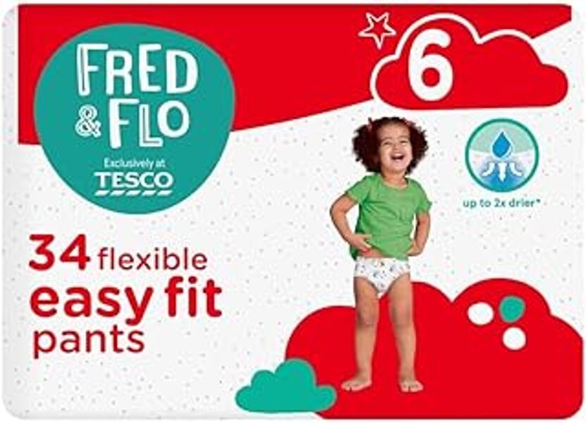Fred & Flo Pants 6 izmērs (15+ kg) 34 gab.